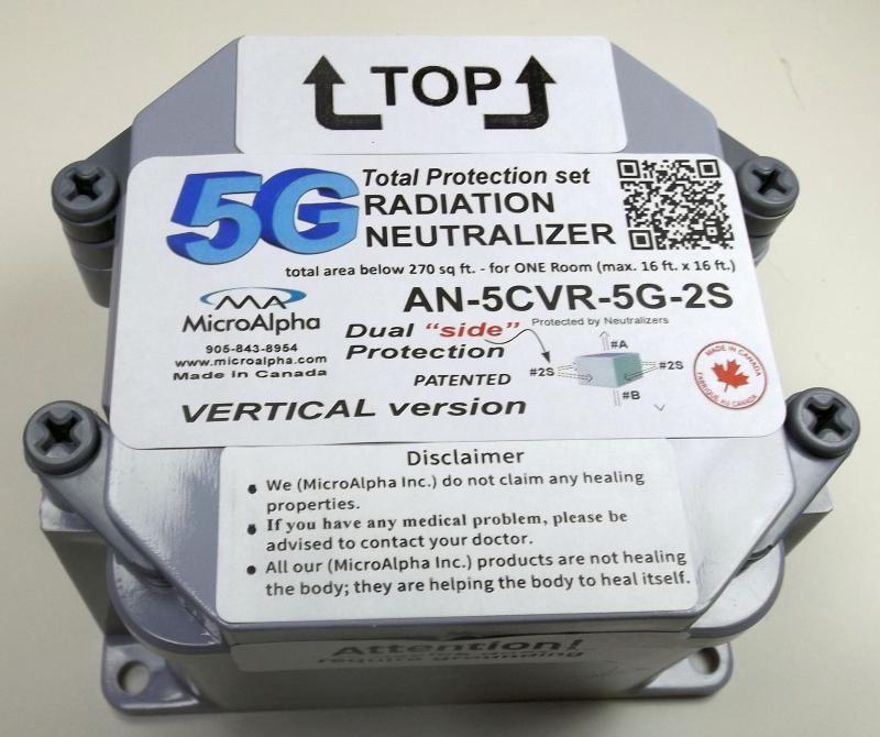 Room EMF Protection from "Side" set of two Neutralizers